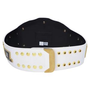 Dernier 2024 Arrivée Blanc Authentique En Cuir Plaqué Or Championnat Ceintures En Gros MMA Gagner Ceintures Ceintures Personnalisées - Product Image 2