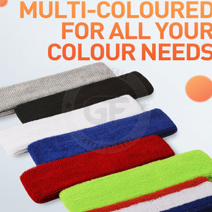 Lightweight Fabric Headband Comfortable <b>Grip</b> Headband Sweat <b>Control</b> Headband Soft Elastic Headband For Fitness Sessions - Product Image 5