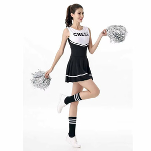 Ensembles d'uniformes de pom-pom girl en polyester/coton avec logo personnalisé pour femmes vente en gros de tenues de pratique personnalisées - Product Image 3