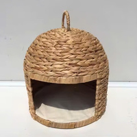 Vgreen art tissé cage pour animaux de compagnie hamster lit nids bouton fermeture cochon d'inde jouet à mâcher tapis petits animaux animaux maison meubles pour vivre