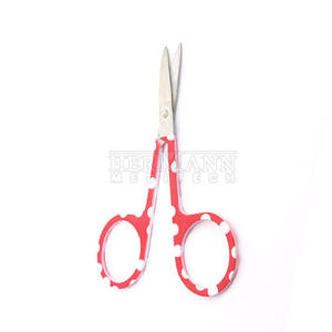 Ciseaux à cuticules ergonomiques HERMANN MEDITECH, en acier inoxydable, outil de soin des ongles, léger, écologique, pour usage en salon, sûr - Product Image 1