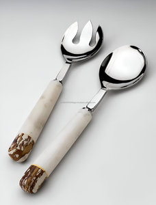 2024 Hot Selling Premium Quality Decorative Handle Serving Set <b>Salad</b> <b>Tools</b> - Product Image 6