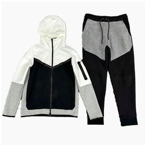 Conjunto Deportivo de Alta Calidad 100% Poliéster, Pantalón y Sudadera con Cremallera, Impermeable, Informal, para Invierno, para Hombre - Product Image 6