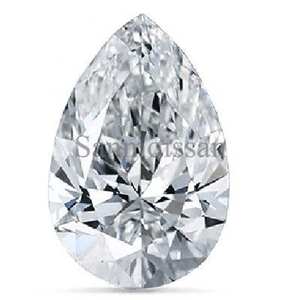 Pierres semi-précieuses en moissanite de couleur blanche DEF, clarté VS1, taille poire, pour la fabrication de bagues, de boucles d'oreilles, de pendentifs et de bijoux - Product Image 4