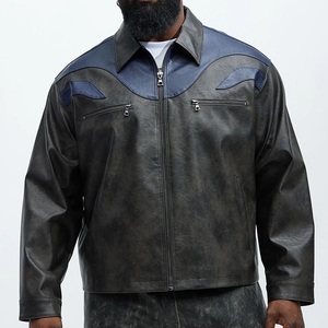 Veste en similicuir pour homme Veste d'hiver respirante anti-rides anti-rétrécissement pour homme 2025 - Product Image 3