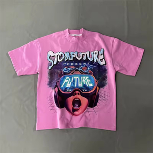 Camiseta de manga larga con serigrafía y logotipo personalizado para hombre, nuevo estilo, Camiseta larga recortada de algodón de gran tamaño con desvanecimiento solar, estilo informal - Product Image 1