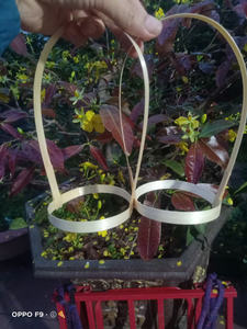 Porte-gobelet en bambou fait main, personnalisable en taille et en couleur, pour l'affichage des boissons et les plats à emporter, parfait pour les cafés et les salons de thé - Product Image 4