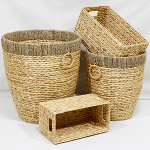 Artex Dong Thap Handwoven Water <b>Hyacinth</b> Storage <b>Basket</b> - Product Image 1