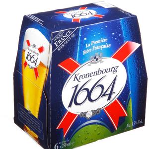 Cerveza Lager Kronenbourg 1664 Blanc en Botellas de 25cl y 33cl, Empaquetado en Caja, a Precios de Mayoreo - Product Image 2