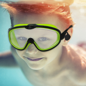 Occhialini da Nuoto Professionali per Bambini, Visione Ampia, Anti-Appannamento, Protezione UV, Impermeabili, Lenti Grandi per Adolescenti, Guarnizione in Silicone - Product Image 2
