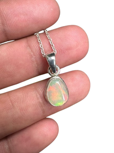 925 argent Sterling fait à la main pierre précieuse opale Spinner pendentif parfait cadeau de mariage feu pour avec 925 timbre pendentif bijoux - Product Image 1