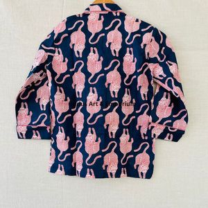 Nuevo Conjunto de Pijama de Algodón para Niños, Hermoso Conjunto de Pijama de Algodón Estampado Indio, Ropa de Dormir 100% Algodón - Product Image 2
