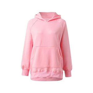 เสื้อฮู้ดดี้ฤดูร้อน สกรีนโลโก้ได้ ทรงโอเวอร์ไซส์ ผ้าฝ้าย 100% นุ่ม ระบายอากาศ แห้งเร็ว ราคาถูก สำหรับผู้หญิง - Product Image 1