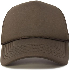 Casquette en maille unie de couleur beige, réglable, respirante, légère, décontractée, avec un chapeau de camionneur en coton 100% doux - Product Image 6
