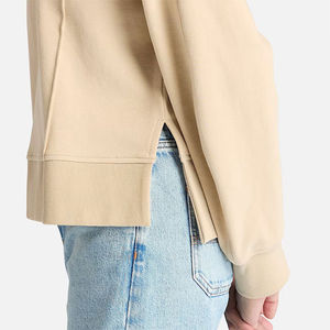 Sudadera de Alta Calidad a Precio Económico con Cierre de Cremallera de un Cuarto para Mujer, 100% Algodón, Ligera, a la Moda, con Logotipo Personalizado - Product Image 4