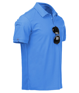 เสื้อเชิ้ตแขนสั้นผู้ชายลำลอง ผ้าถัก 100% คอตตอน ระบายอากาศ แห้งเร็ว ไซส์ใหญ่ ปรับแต่งได้ - Product Image 4