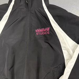 Unisex High Quality Custom Hooded <b>Fleece</b> Gym Jogger Track Suit Zip Nylon <b>Jacket</b> Shorts Embroidered Logo Quick Dry for Autumn - Product Image 6
