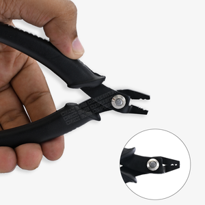 Top selling jewelry making pliers Micro beading <b>tools</b> initial and final crimping <b>station</b> designee Has Ergonomic Handle Grips - Product Image 1