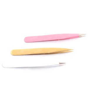Pinzas de precisión para cejas, logotipo personalizado, diseño multicolor, pinzas para cejas, soporte, herramienta de belleza para maquillaje - Product Image 5