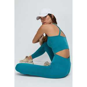 Seamless Cross Strap Crop <b>Top</b> - Product Image 4