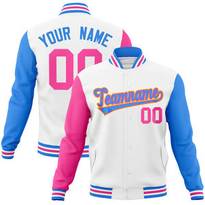 Plus Size Men's Versity College Jackets Wholesale Blank Varsity Jackets Custom logo Plain Letterman Varsity Jacket for Men - Product Image 4