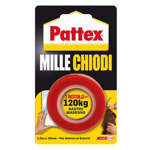 Nastro Adesivo Mille Nails Pattex 19x1,5 Mt - Product Image 1