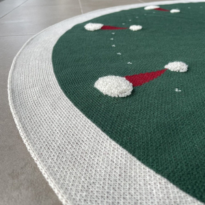 Falda para árbol de Navidad, tela duradera, base redonda para decoración de árbol de Navidad, cubierta para interiores, hogar, festivo, navideño, accesorio acogedor - Product Image 4