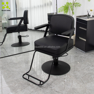 Silla de Peluquería Hidráulica Reclinable para Salón de Belleza, Suministros de <span class=keywords><strong>Barber</strong></span>ía Bojue - Product Image 1