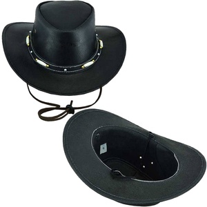 High Quality Keven Impex KI-693 <b>Western</b> American Leather Mexico Cowboy <b>Hat</b> Unisex Summer Horse Riding Outdoor Breathable USA - Product Image 6