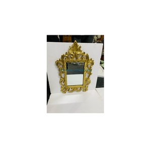 Miroir mural en laiton plaqué or à l'aspect admirable et fabriqué à la main Vente en gros Fournisseur direct usine Grand miroir de décoration pour la maison - Product Image 5