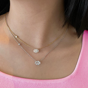 สร้อยคอสไตล์รัศมีเพชรสำหรับ2.00tcw ลูกแพร์สี D-E-F สร้อยคอที่ผ่านการรับรองความคมชัด VVS-VS - Product Image 2