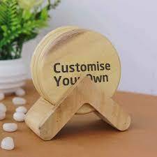 Nuevo diseño superior, Juego de 4 piezas, posavasos de madera, soporte de estilo moderno, papel absorbente para Hotel, bebida/cerveza, acero, resina de acero inoxidable - Product Image 4