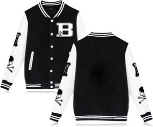 Veste universitaire personnalisée pour vêtements de sport personnalisés à col montant avec impression par sublimation et numéro de nom brodé Style sportif - Product Image 1