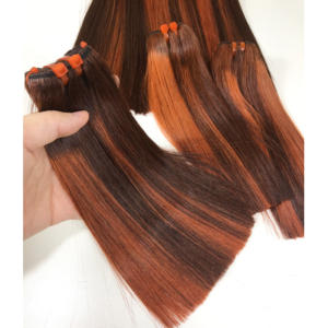 Haute qualité peau super lisse trame usine directe brésilien vietnamien HD Piano couleur foncée Double luxe Bonestraight - Product Image 1