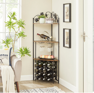 Porta copas de vino artístico en espiral de metal plateado con diseño de rosa. Centro de mesa romántico. Disponible a precio de mayoreo. - Product Image 3