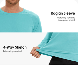 Camiseta de Manga Larga con Protección Solar, Talla y Diseño Personalizados para Hombre, Ropa Deportiva, Ajuste Cómodo, Camiseta Deportiva para Gimnasio - Product Image 4