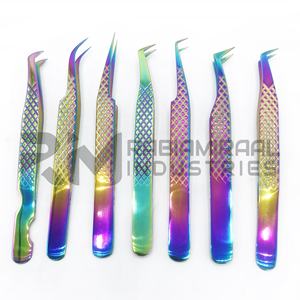 Pince à cils en acier inoxydable de marque privée personnalisable pour pinces à cils multi-couleurs plasma - Product Image 1