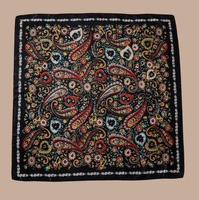 Bandana coton fabrication d'impression numérique personnalisée logo d'été carré dames coloré cou carré écharpe autres écharpes