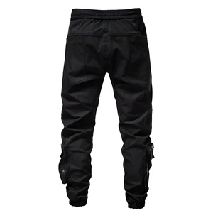 Cyberpunk กางเกงนินจา techwear มีกระเป๋ามีซิปกางเกงคาร์โก้กางเกงผู้ชายสีดำฮิปฮอป streetwear - Product Image 3