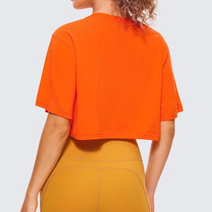 Hot Fashion Women <b>Crop</b> <b>Tops</b> Sale Short <b>Sleeve</b> Slim Fitted Soft Fabric Cotton Breathable Trendy Women <b>Crop</b> <b>Top</b> - Product Image 2