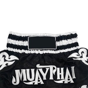 Newest Custom Sublimation Muay Thai <b>Shorts</b> 100% Polyester Solid Pattern Boxing Wear with Pockets - Product Image 6
