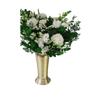 Vase à fleurs en métal en forme de cylindre noir de luxe pour la décoration de mariage, la maison et l'hôtel - Product Image 4