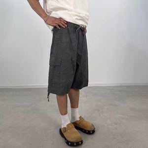 Pantalones Cortos Deportivos de Verano para Hombre, Estilo Urbano, Casuales, para Gimnasio, con Malla Ecológica, Cierre con Cordón, para Entrenamiento y Fitness - Product Image 1