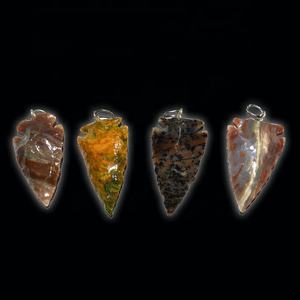 Mélanger Des Conceptions Pendentifs en pointe de Flèche, Acheter Pendentifs en pointe de Flèche de L'agate Naturelle à vendre - Product Image 2