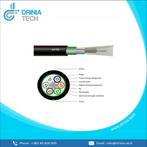 Última marca de red de alta velocidad a cable óptico GYTS 24 48 Fibras Cable de fibra óptica al precio más bajo - Product Image 4