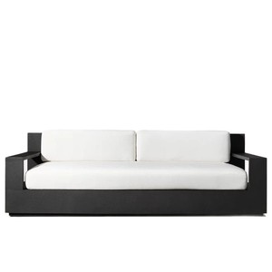 Conjunto de Sofás Seccionales Modernos para Jardín y Patio, Sofá de Aluminio para Exteriores Resistente a la Intemperie, Muebles de Lujo para Resort, Villa y Hotel - Product Image 6