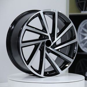 Carnox prix de gros 17 18 <span class=keywords><strong>19</strong></span> pouces 5 trous noir argent 100/112 jantes en alliage Muit-Spoke jantes de voiture pour Vw <span class=keywords><strong>Golf</strong></span> <span class=keywords><strong>7</strong></span> Mk6 Mk7 R GTI - Product Image 6