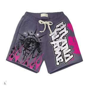 Pantalones cortos gráficos de calidad superior al por mayor, pantalones cortos estampados de espuma 3D con logotipo personalizado y estampado de pantalla Puf para hombre, fabricantes de ropa - Product Image 1