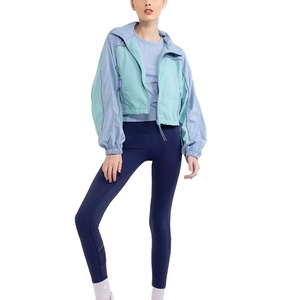 Veste coupe-vent légère et décontractée pour femme, surdimensionnée, personnalisable, avec fermeture éclair, poignets élastiques, en nylon, idéale pour l'extérieur – Meilleure vente - Product Image 4