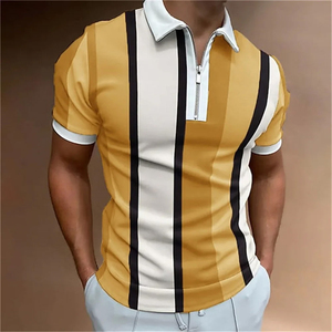 Paul Summer Men's Solid Pattern Quick Dry Casual para Polo Shirt Simple Stylish Horse Logo Bordado Custom ODM Print - Product Image 5